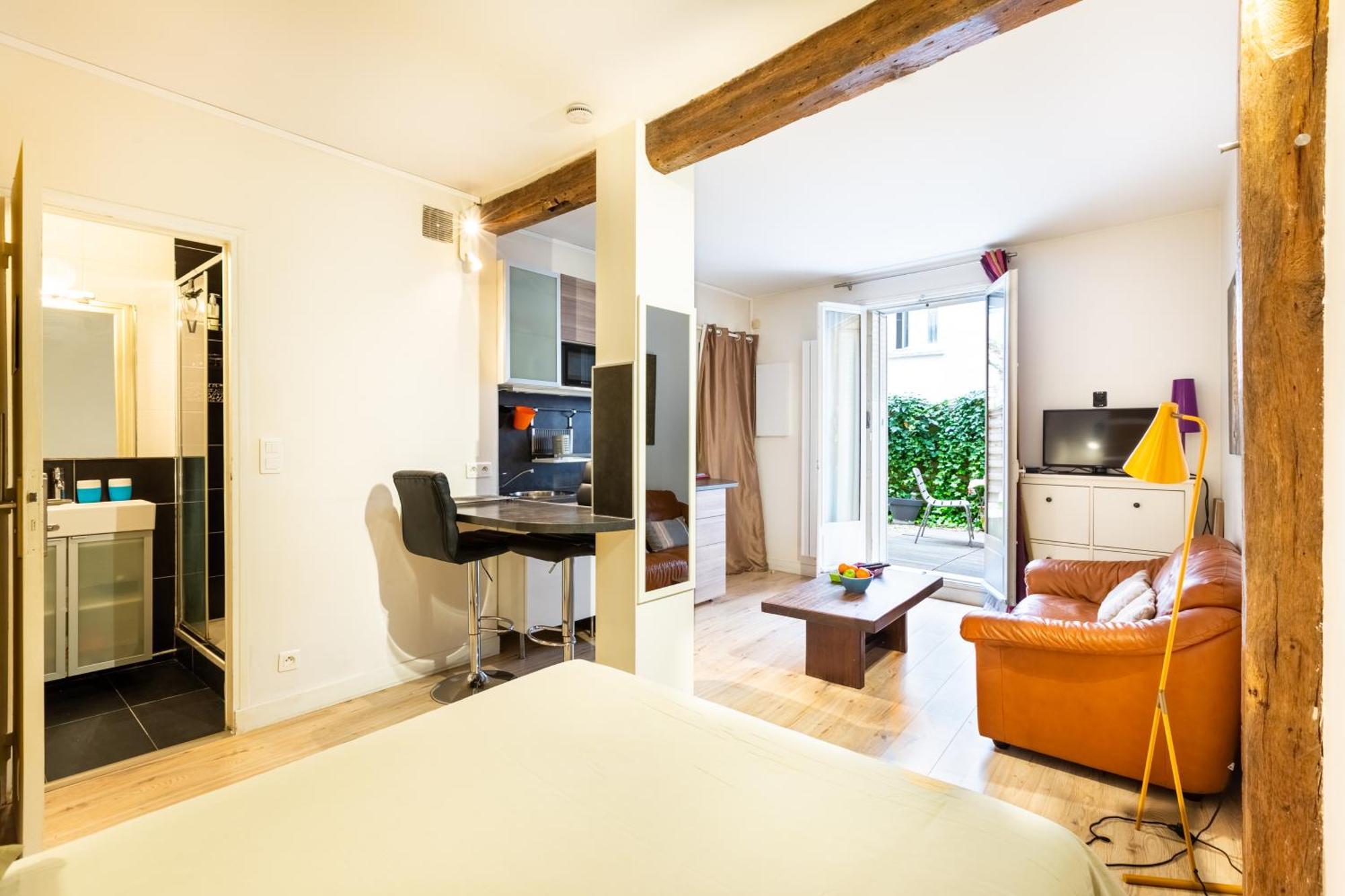 Studio Falguiere avec terrasse proche Necker et Montparnasse Parigi Esterno foto